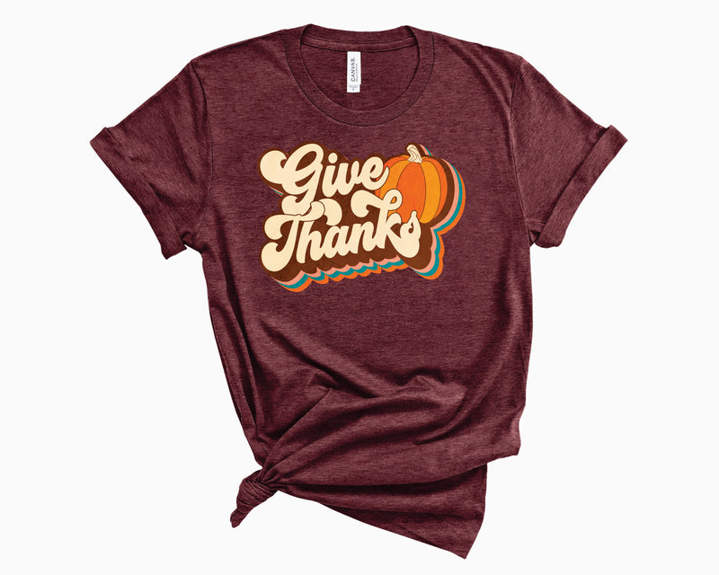 Give Thanks Pumpkin - Graphic Tee