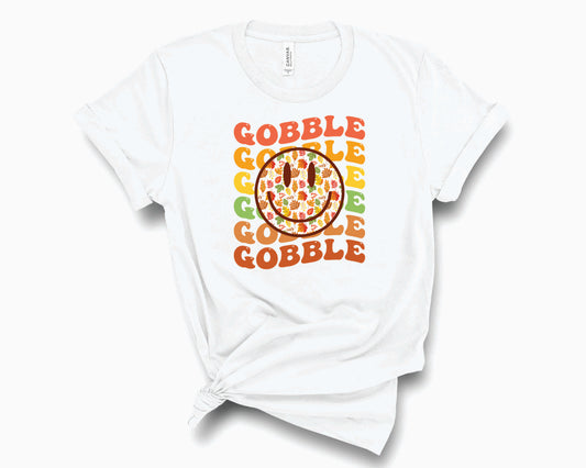 Retro Gobble Smiley- Transfer