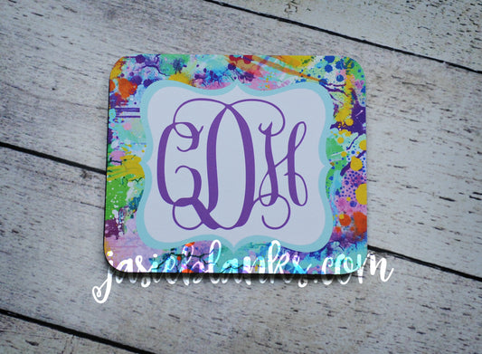 Rainbow Swirl Mouse Pad