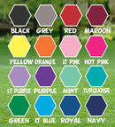 Common Consonants 23.5"  Luckiest Guy Font Yard Sign Letters - Solid Color