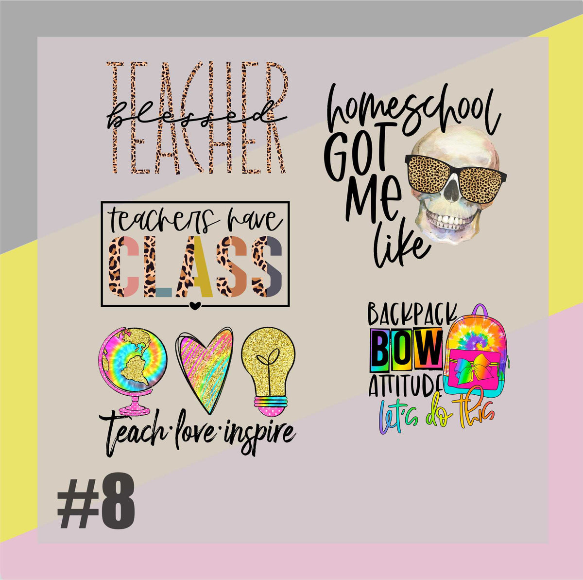 School Gang Sheet #8