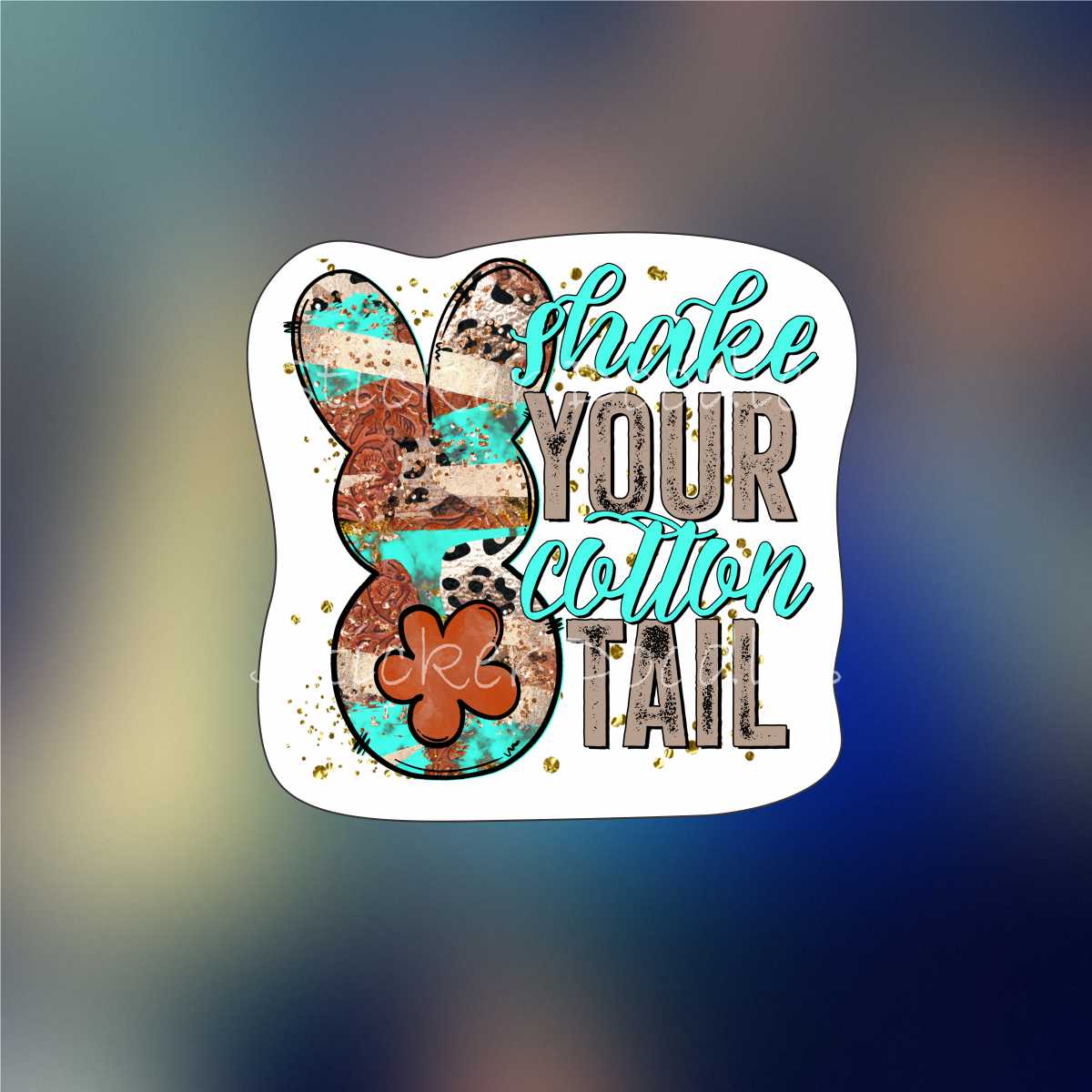 Shake your cotton tail - Sticker