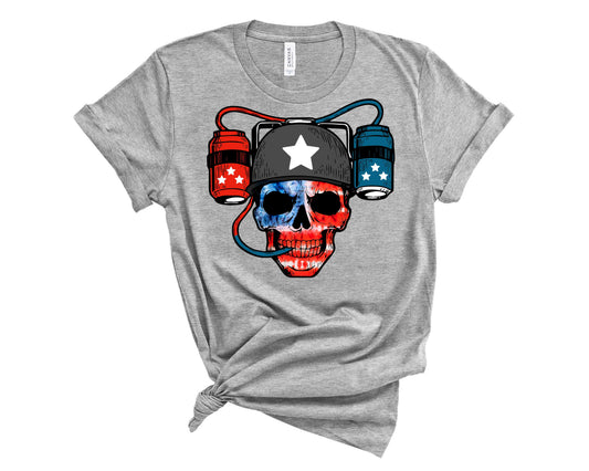 Skull drinking - Transfer