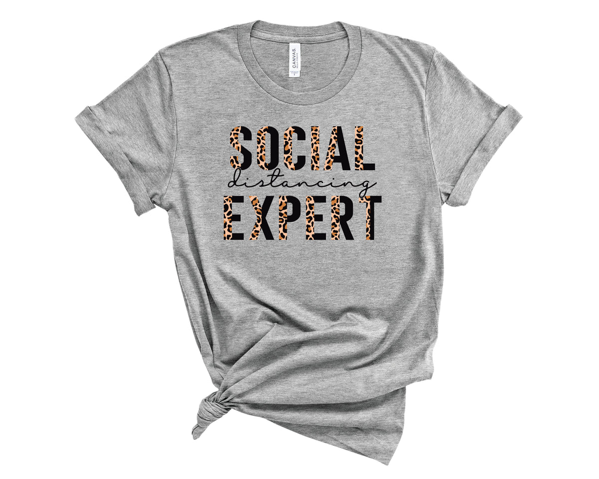 Social Distancing Expert Half Leopard Black -  Transfer