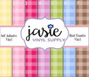 Spring Gingham Printed Vinyl