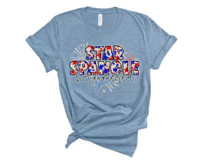 Star Spangle Hammered- Transfer