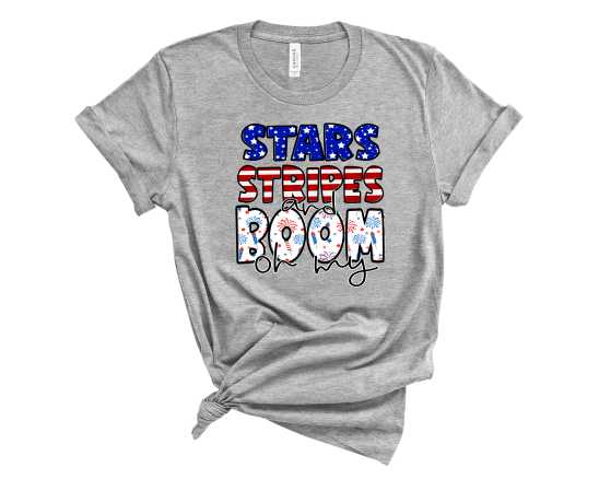 Stars Stripes & Boom- Graphic Tee