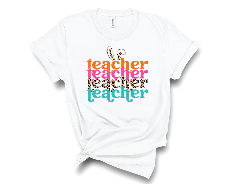 Teacher Easter Stacked - Graphic Tee