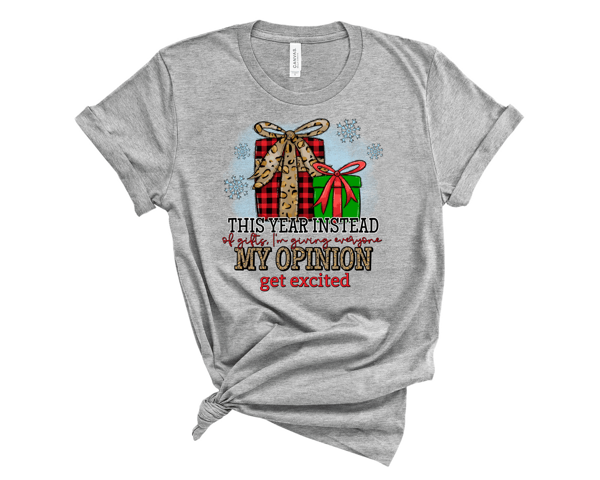 This Year Instead Of Gifts - Transfer