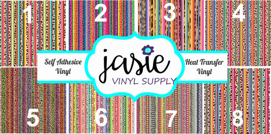 Serape Leopard Printed Vinyl