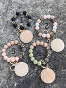 Leopard Silicone Bead Bracelet