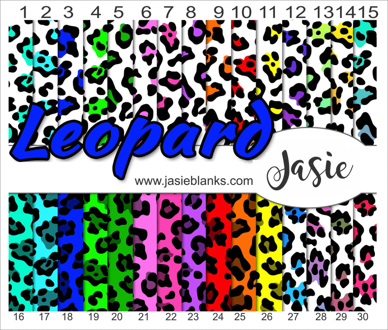Leopard Colorful -Patterned Vinyl