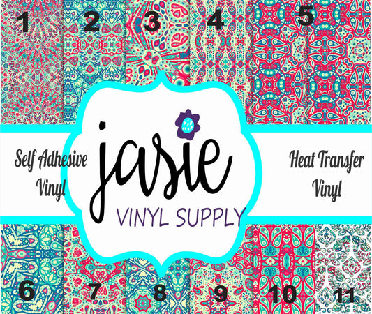 Boho Fest Printed Vinyl