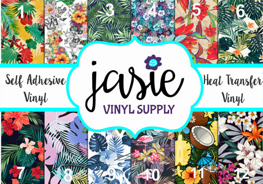 Tropical Printed Vinyl