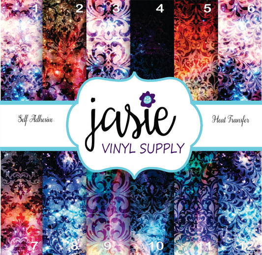 Galaxy Damask Printed Vinyl