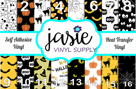 Halloween Printed Vinyl