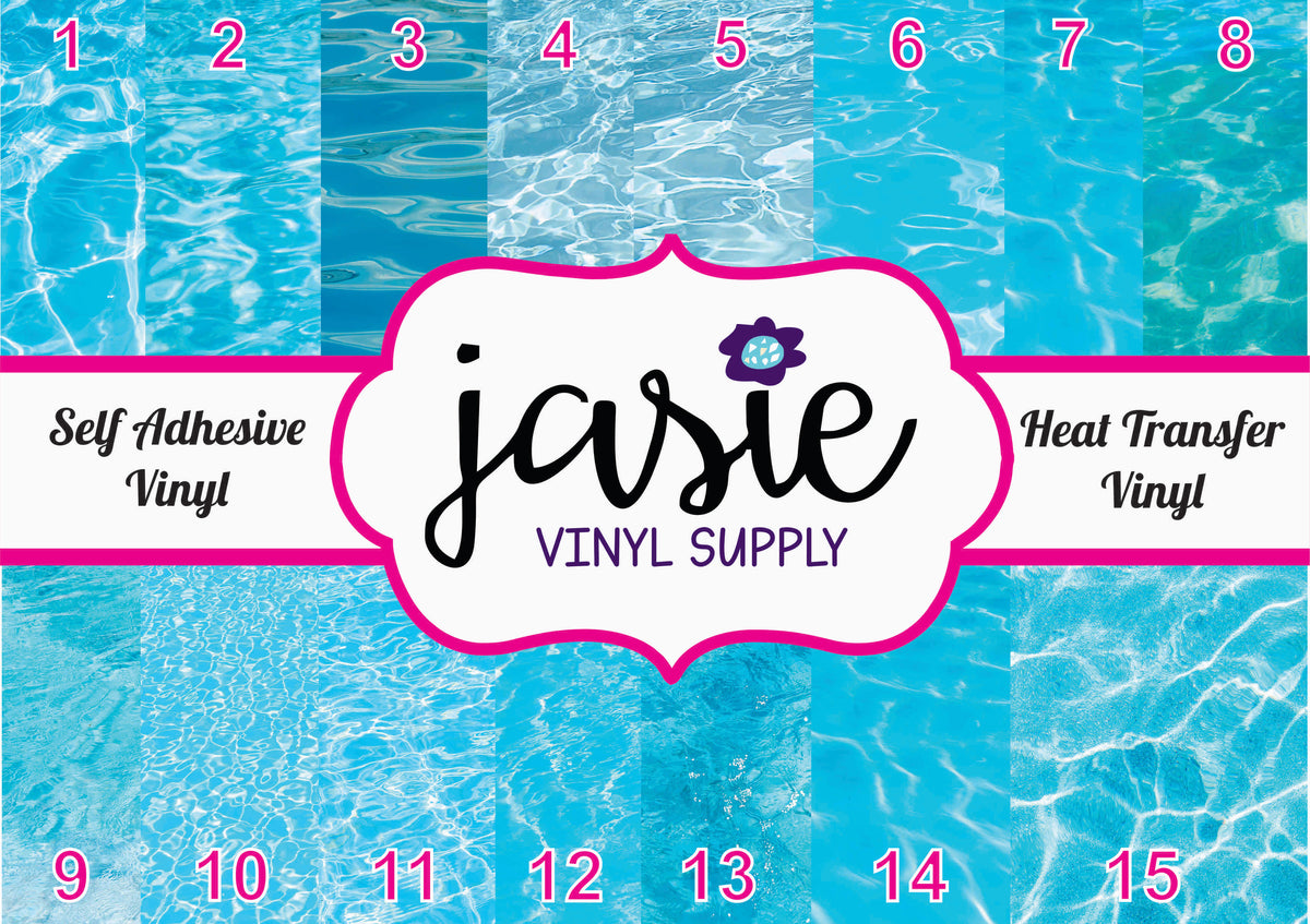 Caribbean Sea Printed Vinyl