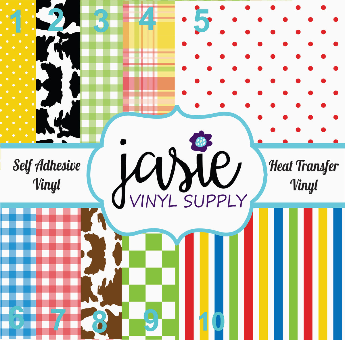 Farm Animals Printed Vinyl