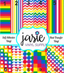 Rainbow Printed Vinyl