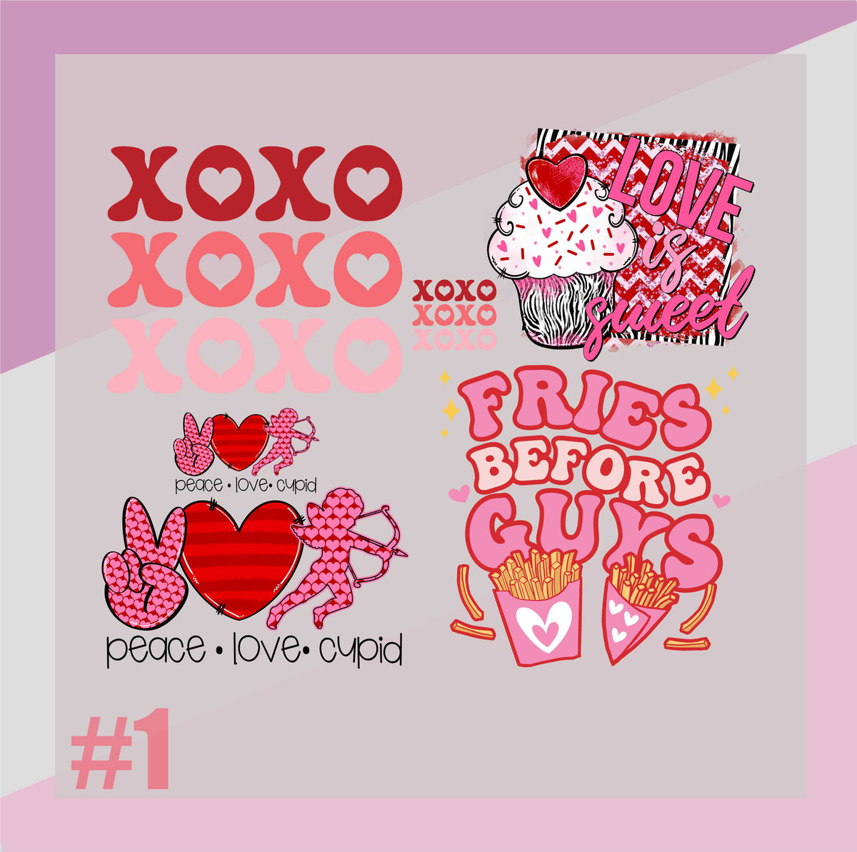 Valentines Day Gang Sheet #1