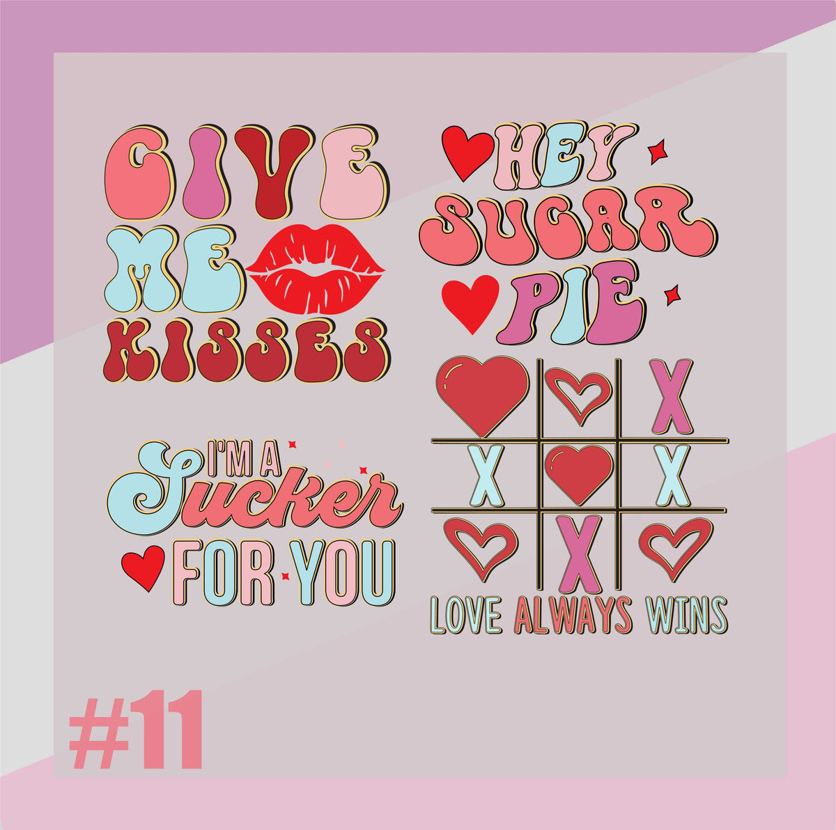Valentines Day Gang Sheet #11