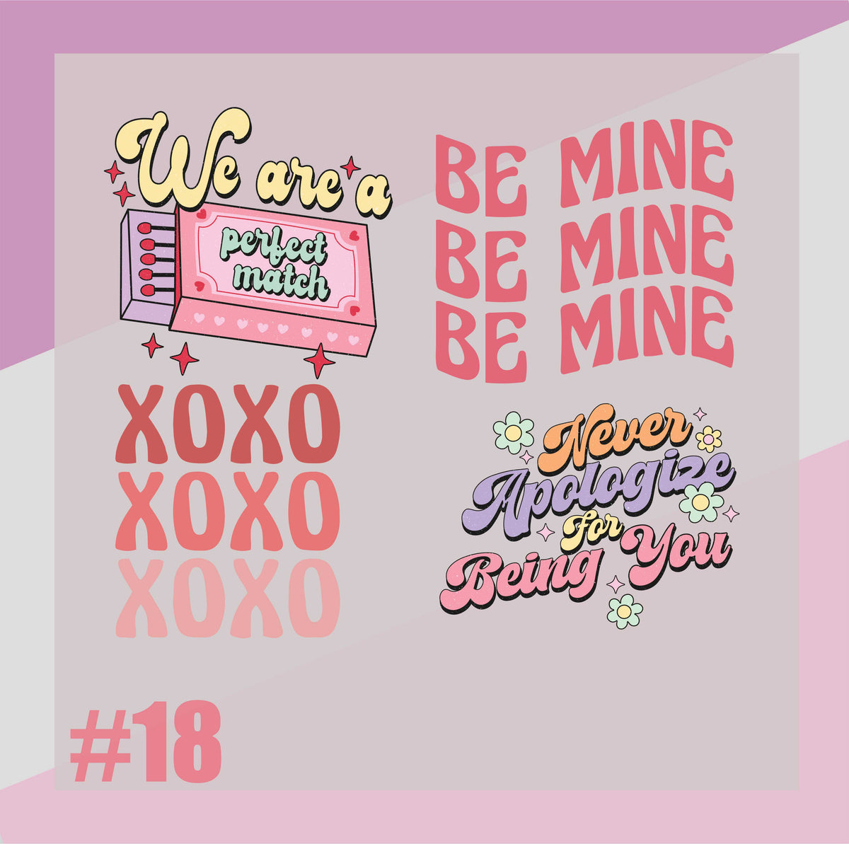 Valentines Day Gang Sheet #18