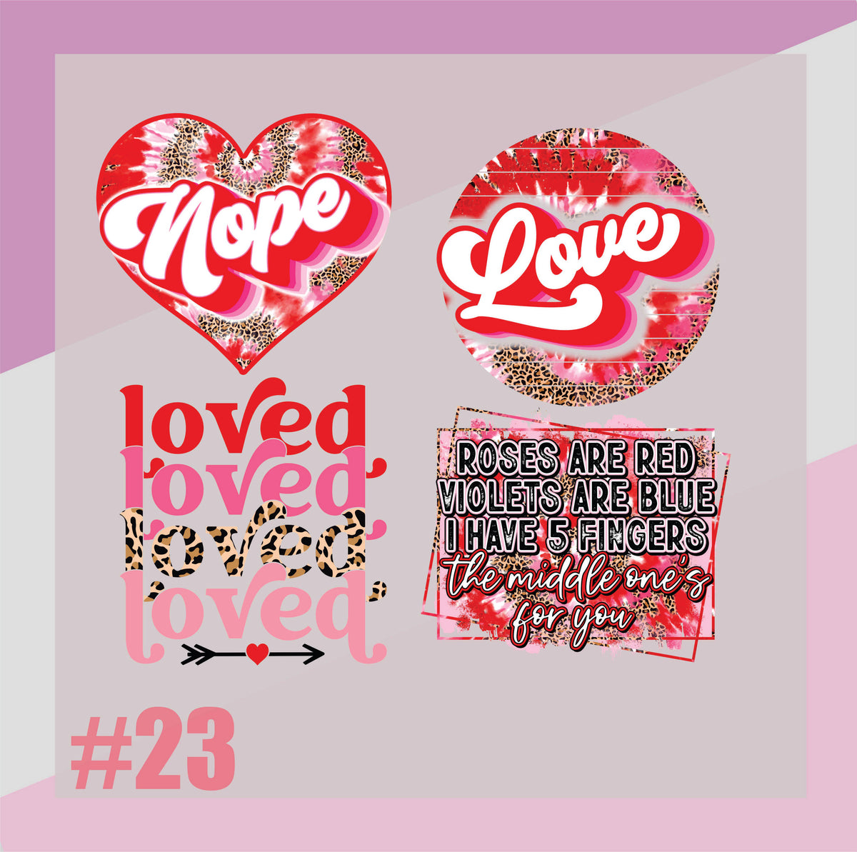Valentines Day Gang Sheet #23