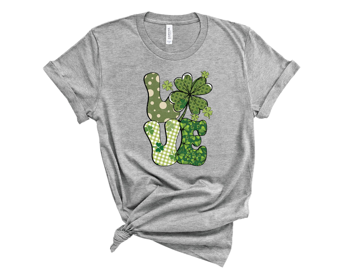Vintage Clover LOVE - Transfer