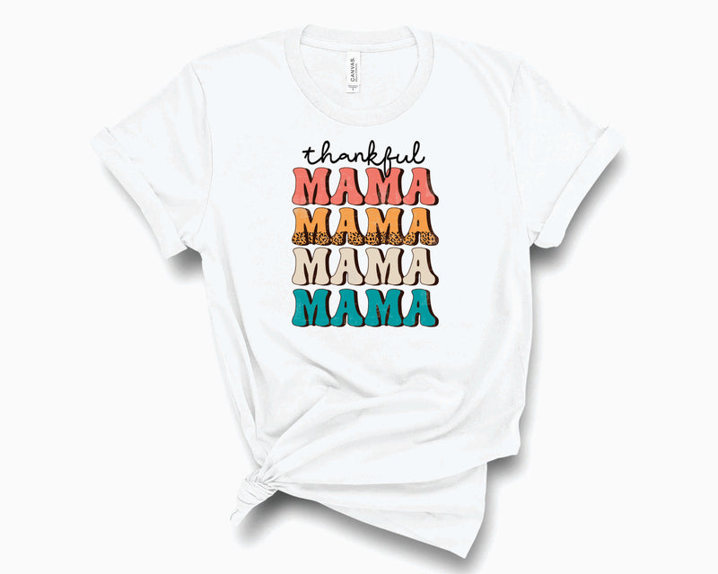 Vintage Thankful Mama Stacked - Transfer