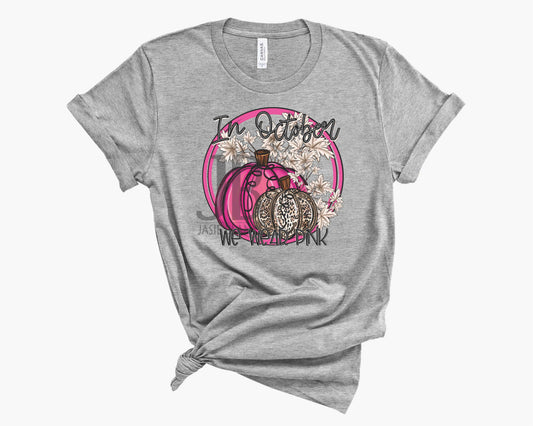 We wear Pink Leopard Pumpkin- Transfer