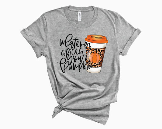 Whatever Spices Your Pumpkin Leopard- Transfer