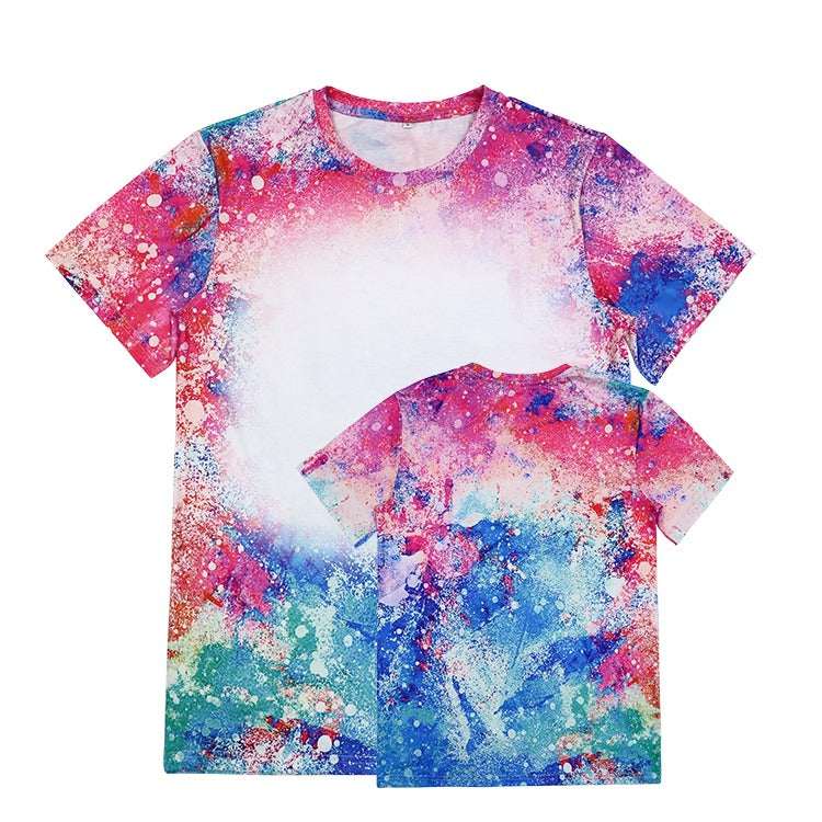 Polyester Bleach T-Shirt - Paint Splatter