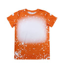 Polyester Bleach T-Shirt - Orange
