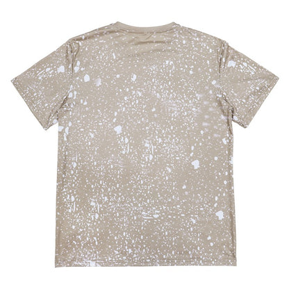 Polyester Bleach T-Shirt - Sand