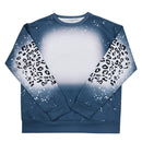 Polyester Bleach CREWNECK - Navy Leopard