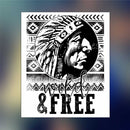 Wild & Free - Sticker