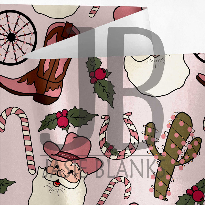 YeeHaw Santa Wrapping Paper