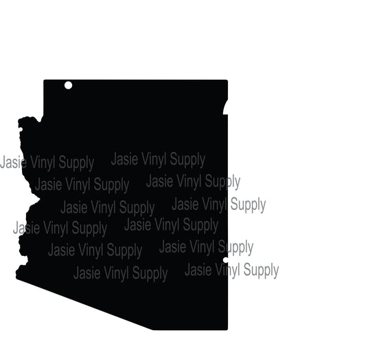 Acrylic- Arizona Keychain