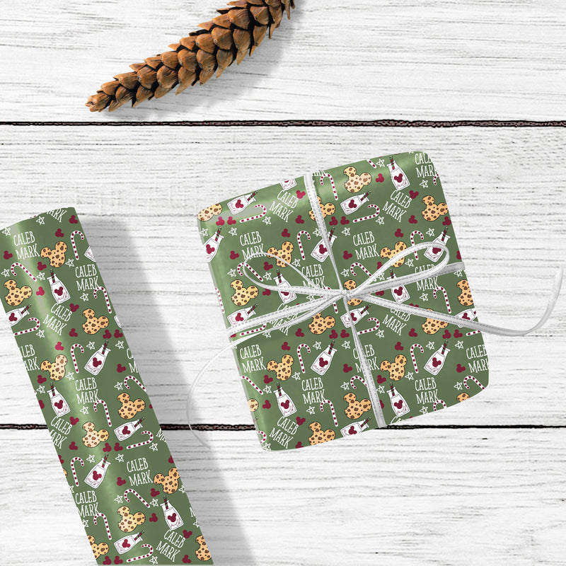 Milk & Cookies Wrapping Paper
