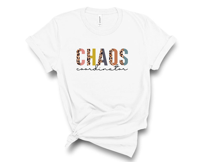 chaos coordinator half leopard - Graphic Tee