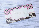 License Plate-Cowgirl Print