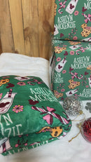 Milk & Cookies with Bow Wrapping Paper