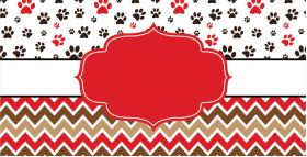 License Plate-Dog Paw