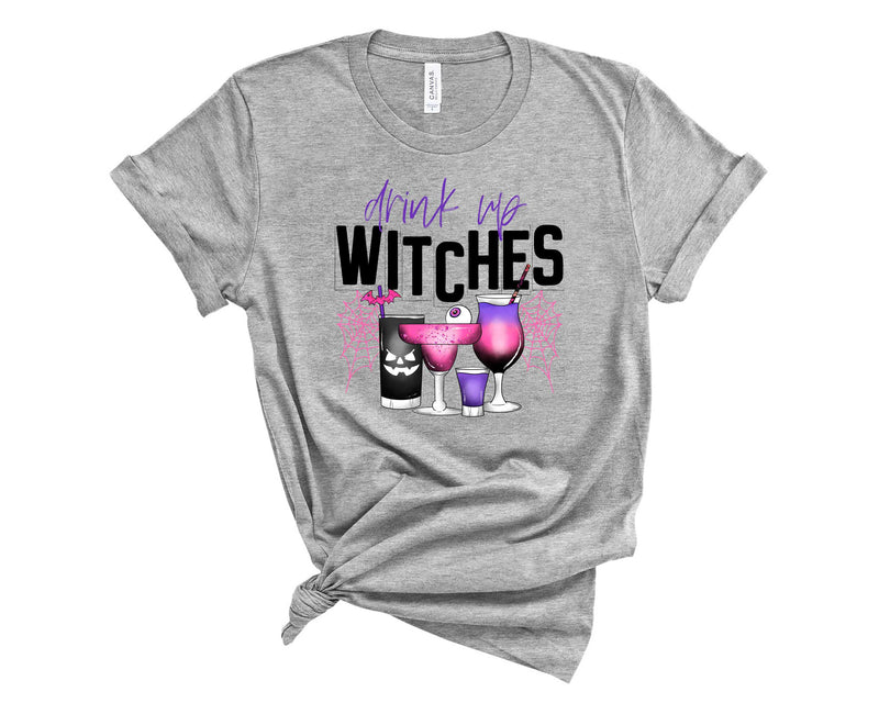 drink up witches pink - Graphic Tee