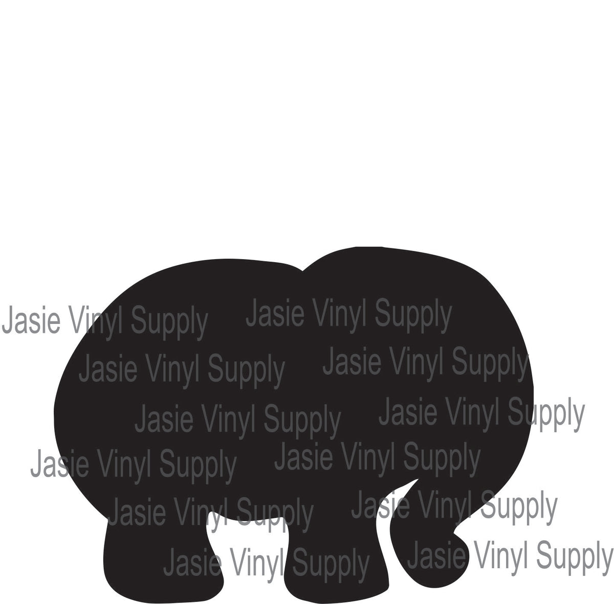 Acrylic- Chubby Elephant Keychain