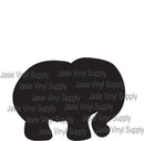 Acrylic- Chubby Elephant Keychain