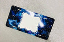 License Plate-Galaxy Print