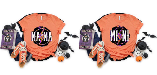 halloween lightning tie dye - Transfer