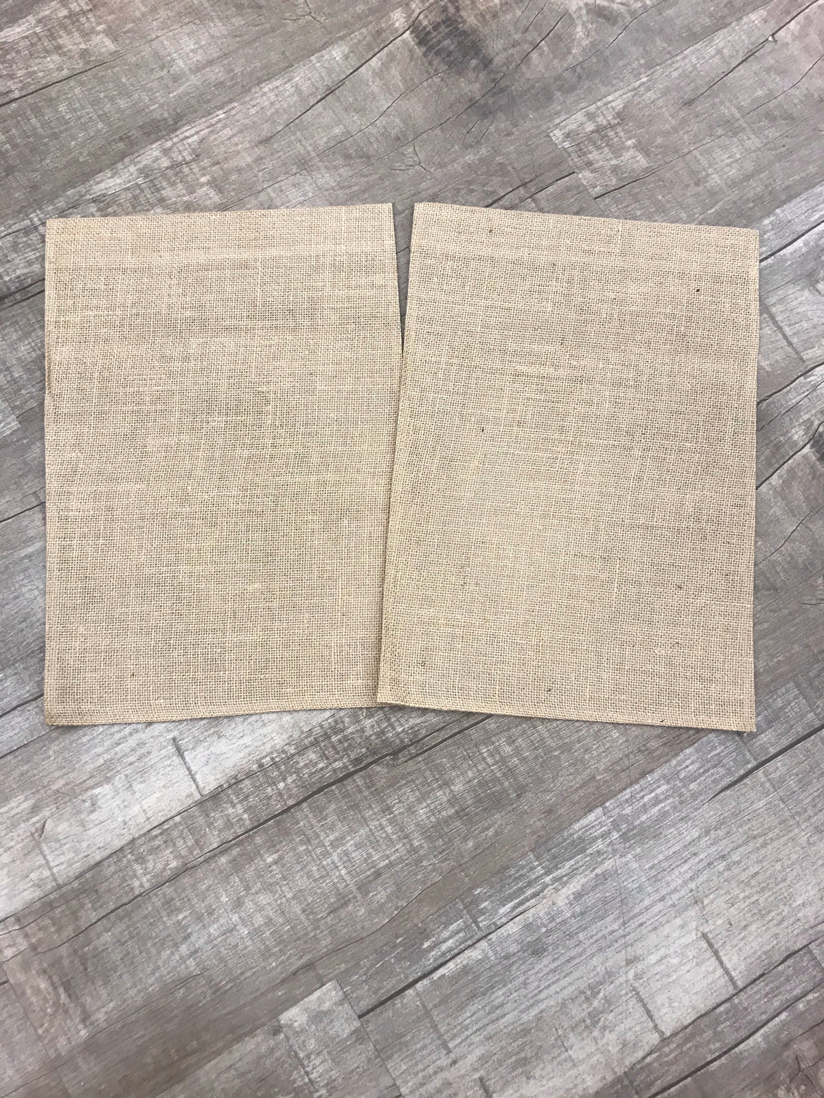 Burlap Flags
