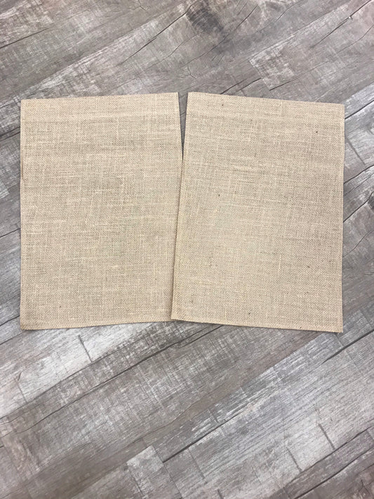 Burlap Flags
